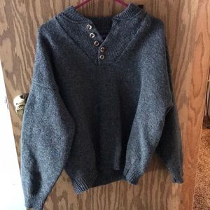 Men’s 100% Wool Pullover Sweater